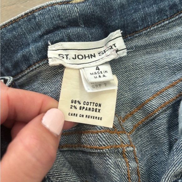 St. John Sport Vintage Straight Leg Medium Wash Women’s Jeans size 4 - Picture 11 of 11
